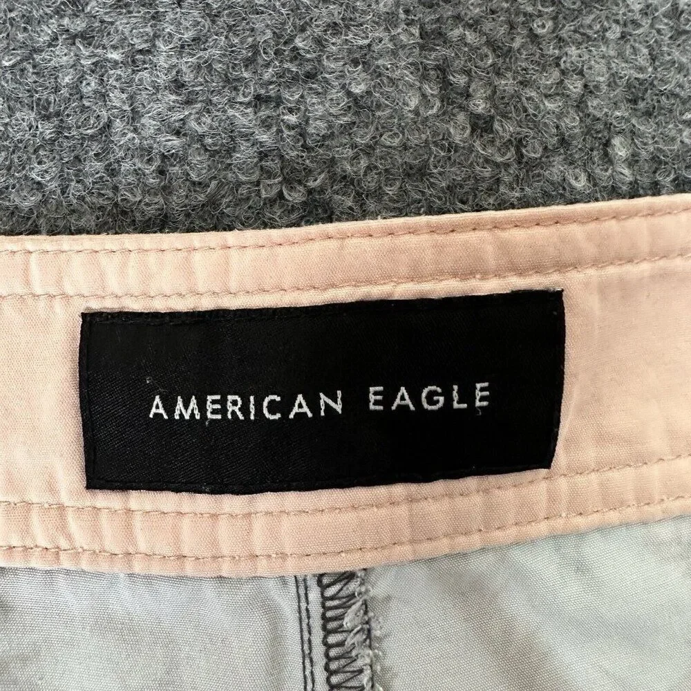 American Eagle Board Shorts Mens Large 36x10 Swim Trunks Floral Drawstring Adult